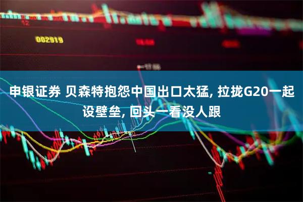 申银证券 贝森特抱怨中国出口太猛, 拉拢G20一起设壁垒, 回头一看没人跟